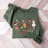 Christmas Heart Sweatshirt