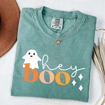 Hey Boo Ghost Halloween T-Shirt