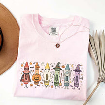 Happy Doodle Back To School Ghost T-Shirt