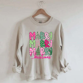 Merry Christmas Snowflake Sweatshirt