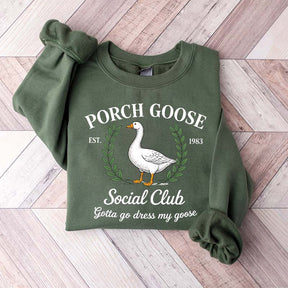 Porch Goose Social Club Gift Sweatshirt
