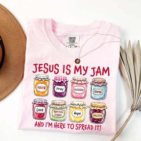 Funny Jesus Is My Jam Religous T-Shirt