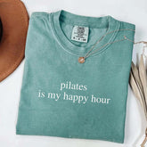 Pilates Is My Happy Hour Minimalist Workout T-Shirt