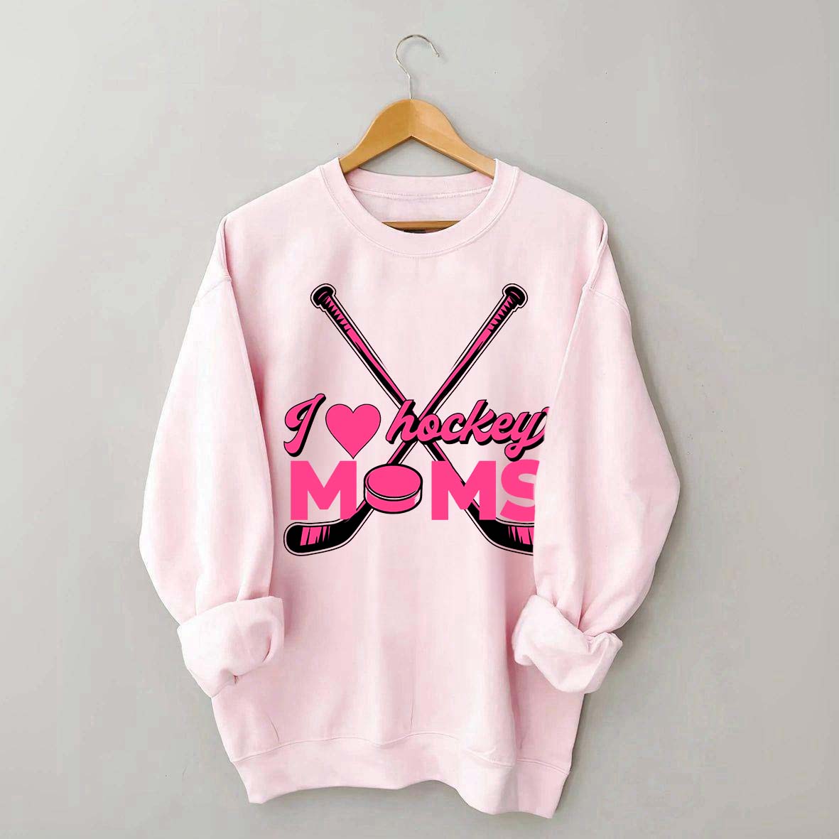 I Love Hockey Moms Sweatshirt