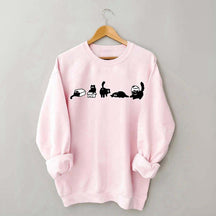 Cute Five Mood Cats Owner Sweatshirt