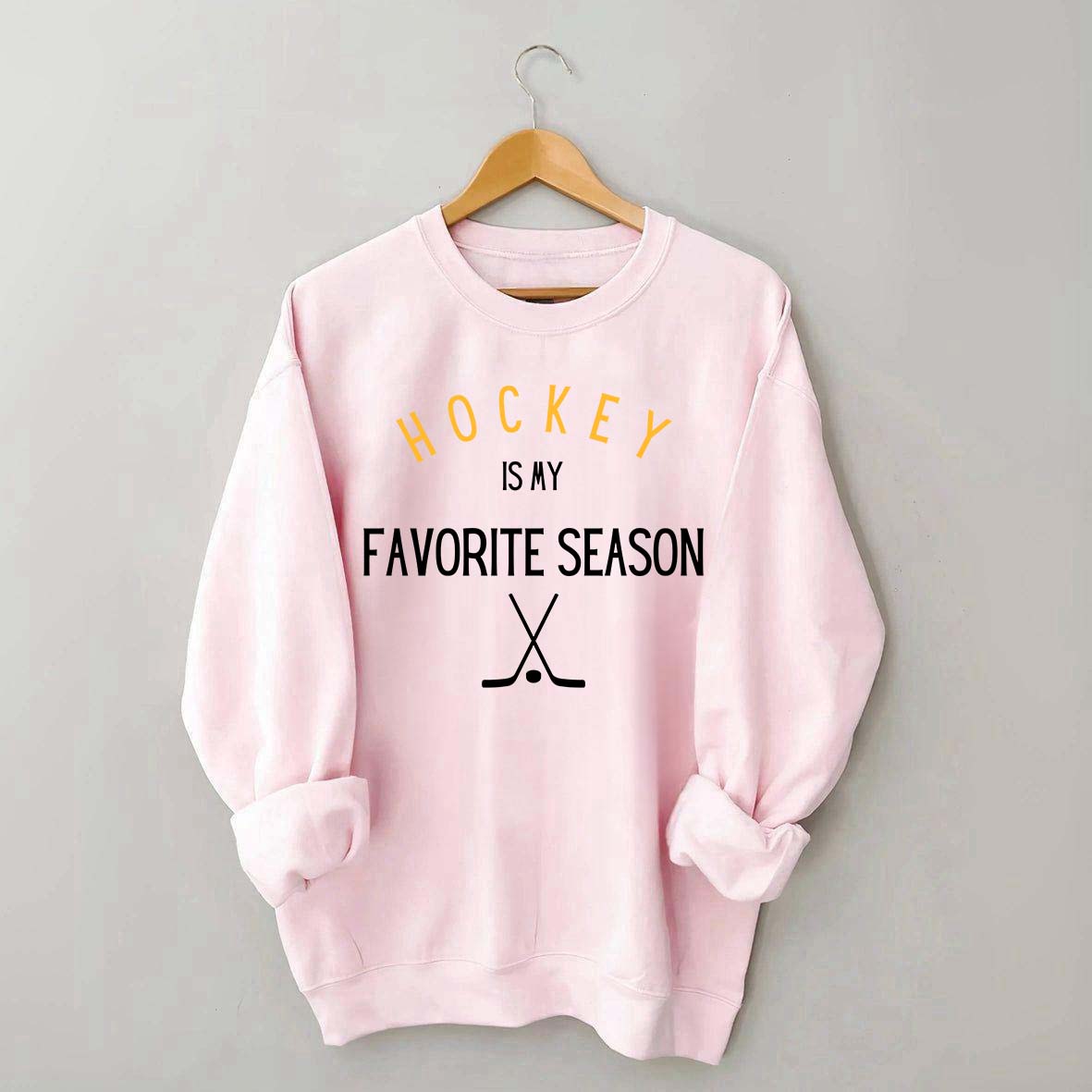 Hockey is My Favorite Season Simple Sweatshirt