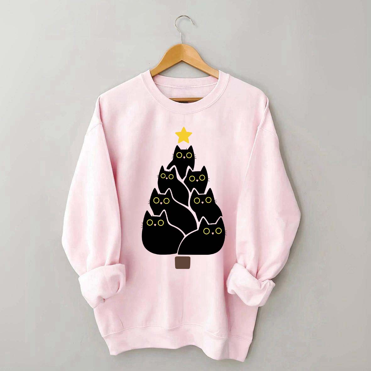 Cat Christmas Tree Lover Sweatshirt