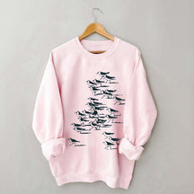 Birdwatching Vintage Shorebirds Sweatshirt
