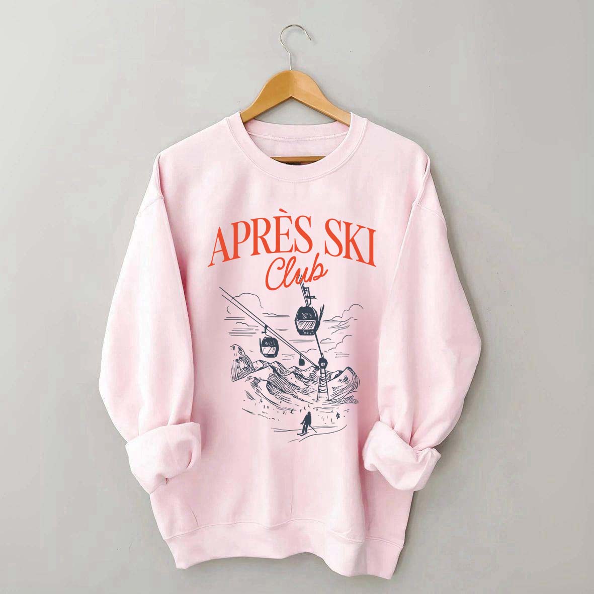 Retro Ski Lodge Sweatshirt