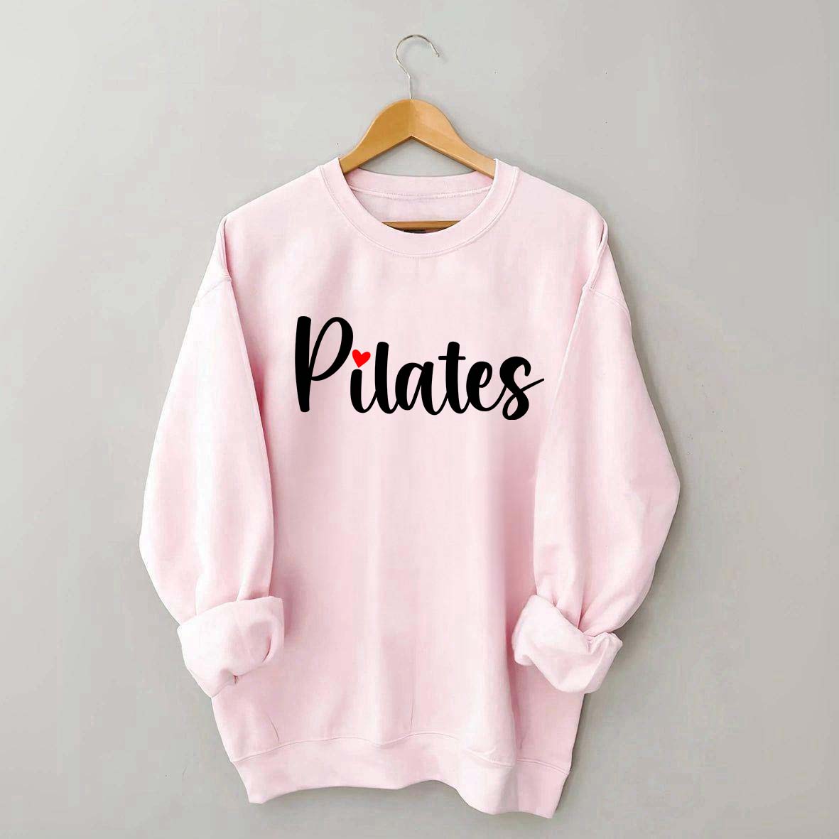 Pilates Red Heart Sweatshirt