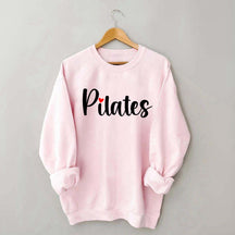 Pilates Red Heart Sweatshirt