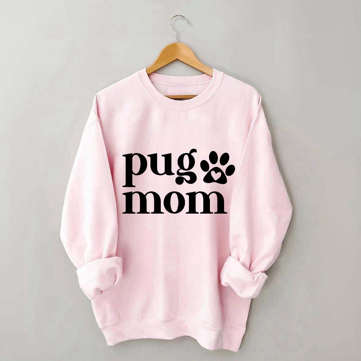 Pug Mom Minimalist Sweatshirt