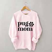 Pug Mom Minimalist Sweatshirt