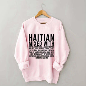 Haitian Definition Caribbean African Culture Sweatshirt