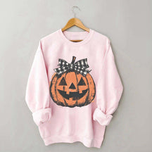 Preppy Jack o Lantern Sweatshirt