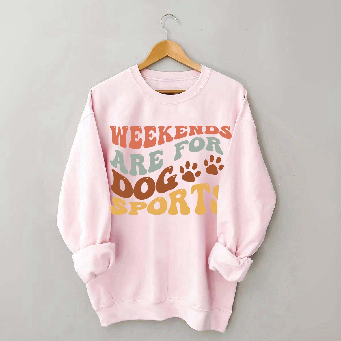 Weekends Are for Dog Sports Sweatshirt