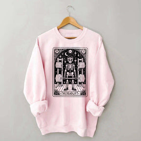 The Deadlift Tarot Card Sport Life Sweatshirt