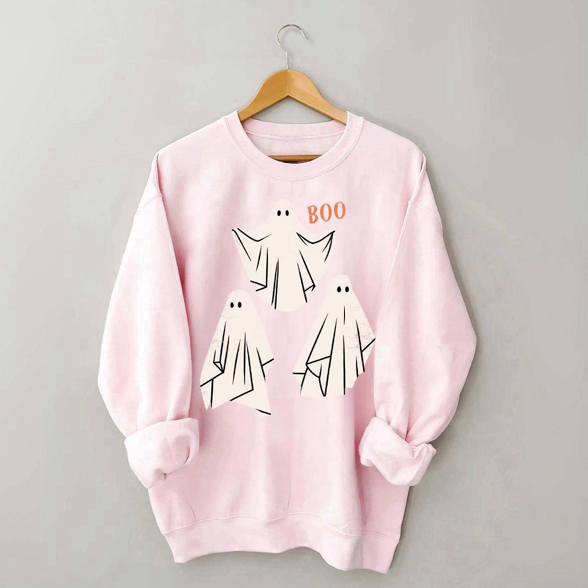Retro Ghost Boo Sweatshirt