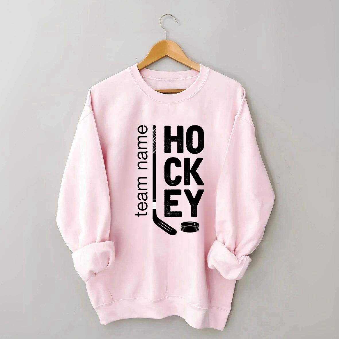 Personalized Hockey Mom Team Name Sweatshirt