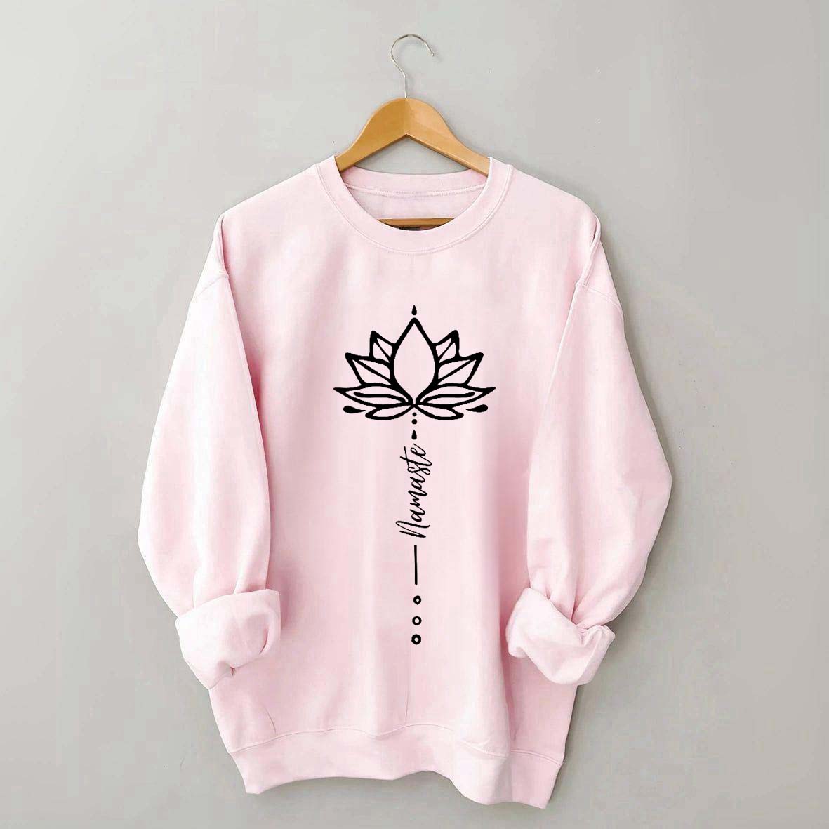 Namaste Floral Yoga Sweatshirt