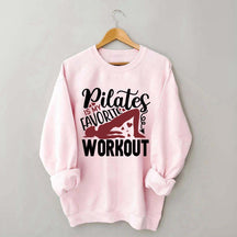 Pilates Workout Statement Sweatshirt