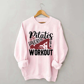 Pilates Workout Statement Sweatshirt