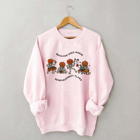 Behavior Reinforcement Skull Sweatshirt
