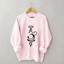 Breathe Symbol Yoga Sweatshirt