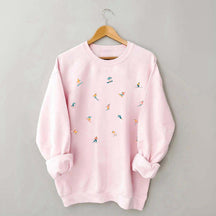Winter Sports Cute Snowboarding Sweatshirt