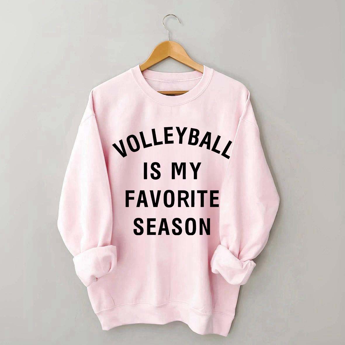 Minimalist Volleyball Is My Favorite Season Sweatshirt