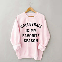 Minimalist Volleyball Is My Favorite Season Sweatshirt