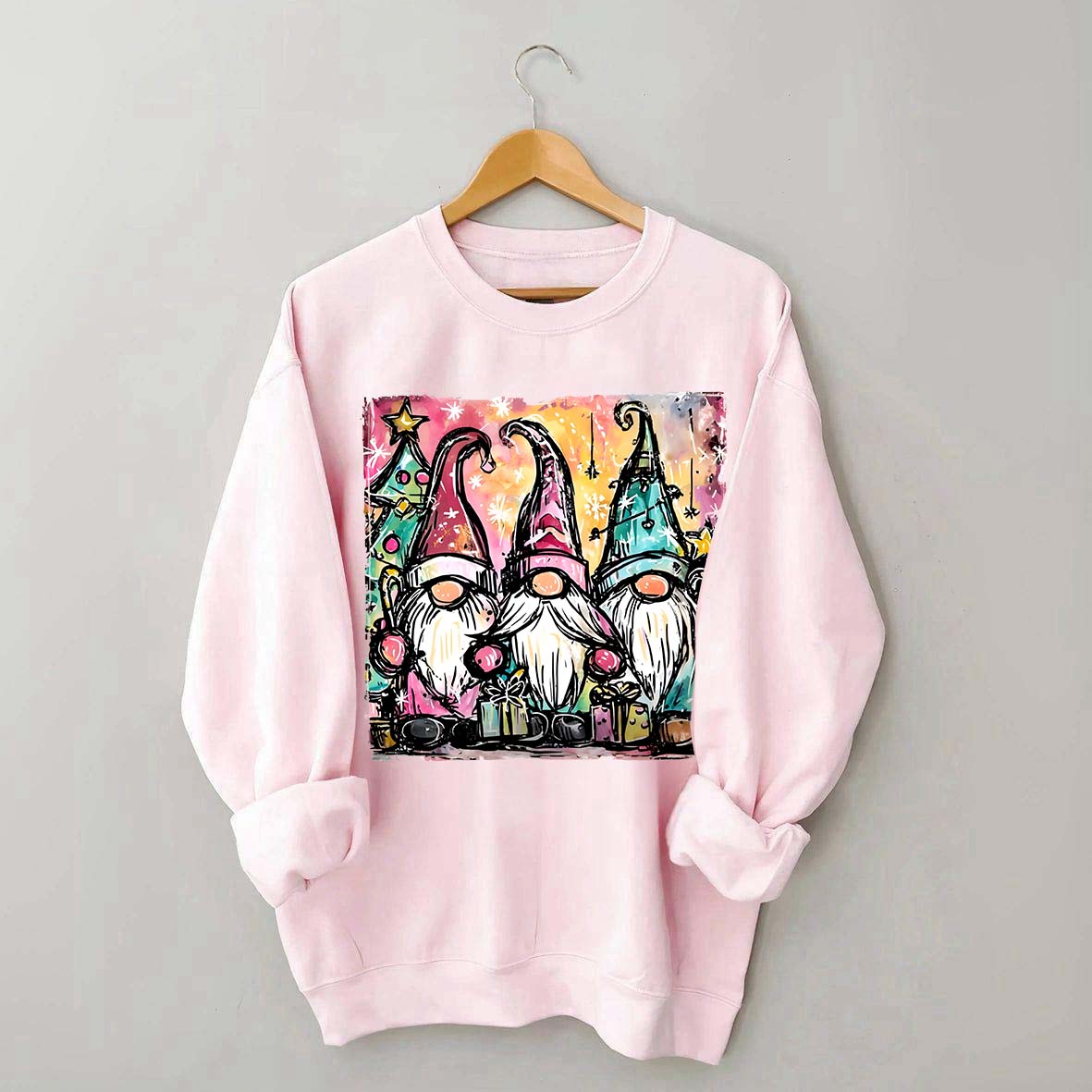 Christmas Gnome Art Sweatshirt