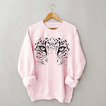 Comfort Leopard Face Sweatshirt