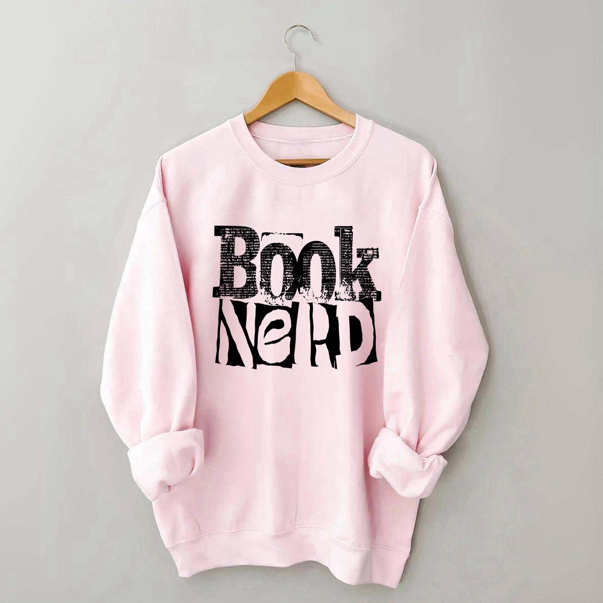 Retro Book Nerd Sweatshirt