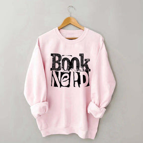 Retro Book Nerd Sweatshirt