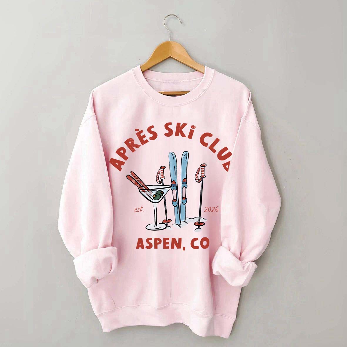 Custom Apres Ski Club Bachelorette Sweatshirt