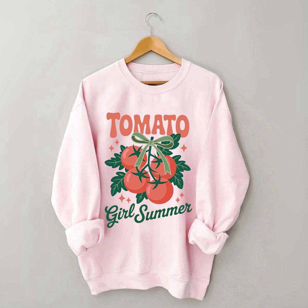 Fresh Garden Vegetable Tomato Girl Swwatshirt