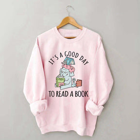 It's A Good Day To Read Pig Elephant Sweatshirt