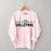 Volleyball Heartbeat Sweatshirt