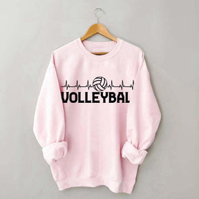 Volleyball Heartbeat Sweatshirt