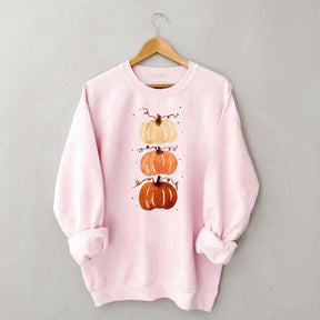 Watercolor Fall Pumpkin Harvest Sweatshirt