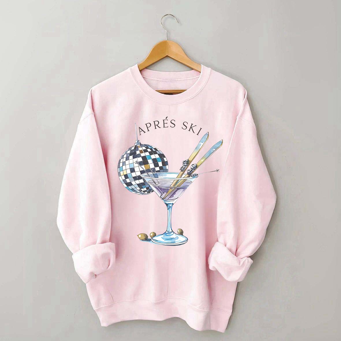 Womens Skiing Winter Sweatshirt