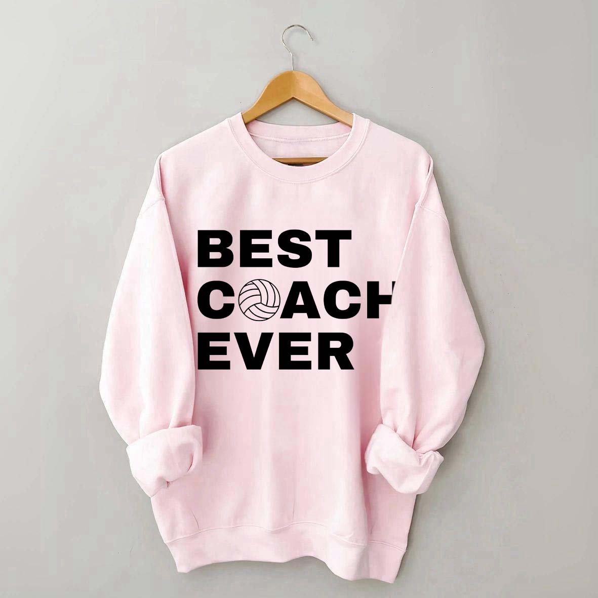 Best Coach Ever Volleyball Sweatshirt