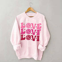 Volleyball Valentine's Day Sweatshirt