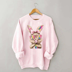 Stylish Bunny Easter Sweatshirt