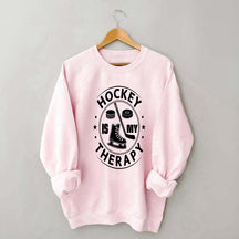 Hockey Is My Therapy Sweatshirt