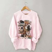 First Day Of School Black Cat Teacher Sweatshirt