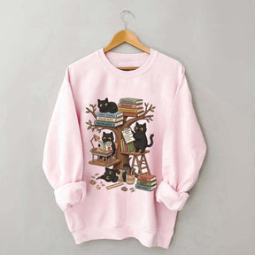 First Day Of School Black Cat Teacher Sweatshirt