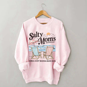 Salty Moms Beach Club Sweatshirt