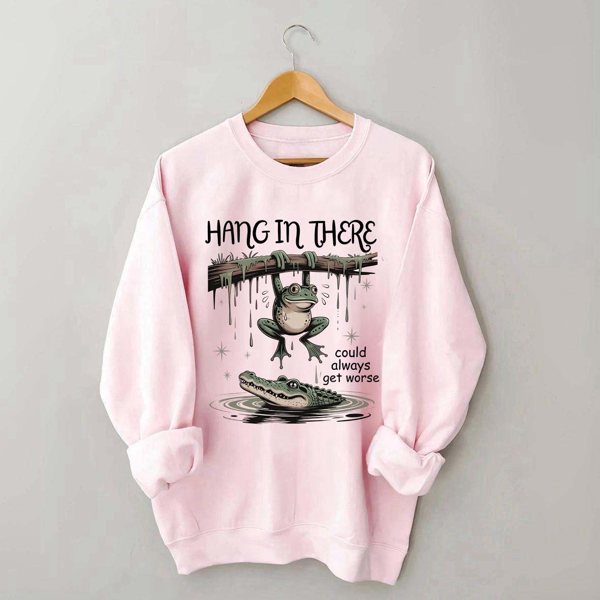 Sassy Frog Hang In There Sweatshirt